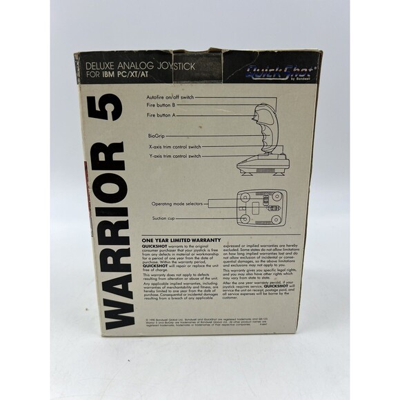Vintage Warrior 5 Deluxe Analog Joystick - Picture 7 of 7